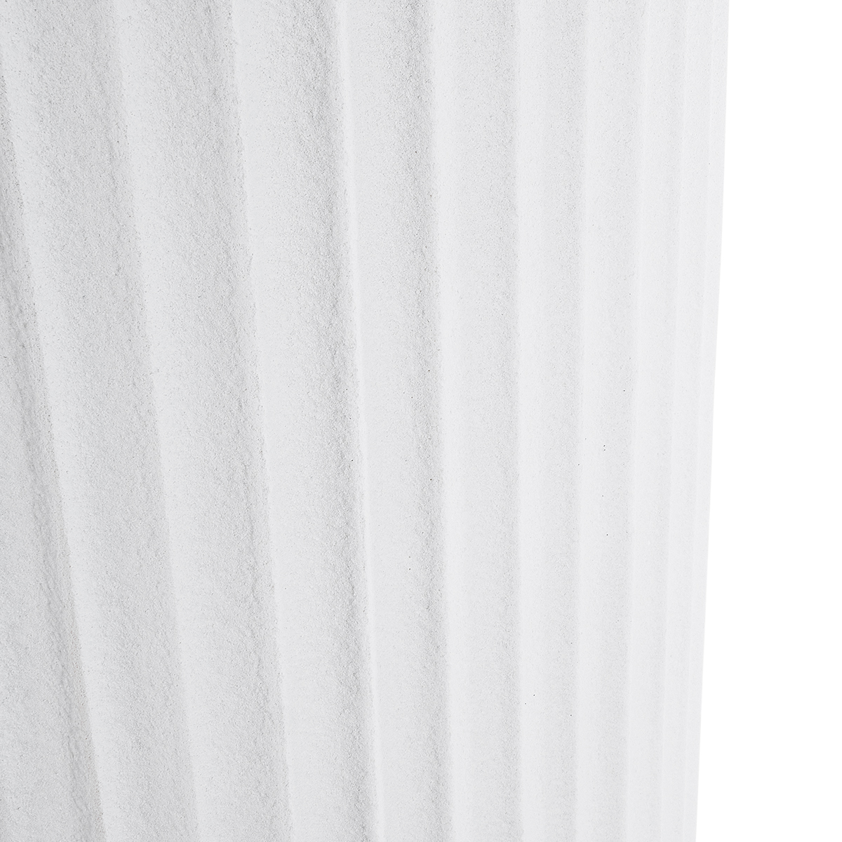 GloboStar® Artificial Garden MARSALA 20735 Επιδαπέδιο Πολυεστερικό Τσιμεντένιο Κασπώ Γλάστρα – Flower Pot Λευκό Φ41 x Υ120cm