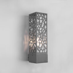 Φωτιστικό Τοίχου Trio Lighting E27 Ανθρακί Ατσάλι IP44 207360142