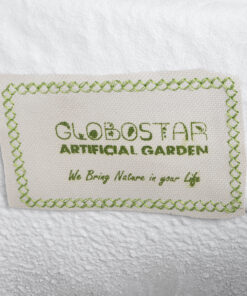 GloboStar® Artificial Garden ALBEROBELLO 20738 Επιδαπέδιο Πολυεστερικό Τσιμεντένιο Κασπώ Γλάστρα – Flower Pot Λευκό Μ58 x Π30 x Υ90cm