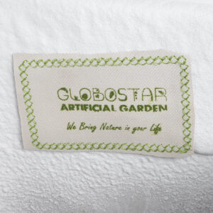 GloboStar® Artificial Garden ALBEROBELLO 20738 Επιδαπέδιο Πολυεστερικό Τσιμεντένιο Κασπώ Γλάστρα – Flower Pot Λευκό Μ58 x Π30 x Υ90cm