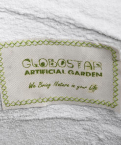 GloboStar® Artificial Garden PADOVA 20739 Επιδαπέδιο Πολυεστερικό Τσιμεντένιο Κασπώ Γλάστρα – Flower Pot Λευκό Φ48 x Υ100cm