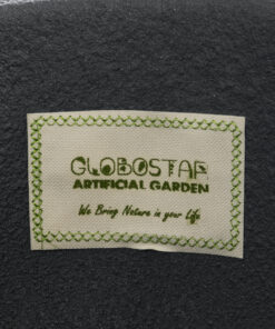 GloboStar® Artificial Garden FLORENCE 20751 Επιδαπέδιο Πολυεστερικό Τσιμεντένιο Κασπώ Γλάστρα – Flower Pot Γκρι Μ130 x Π90 x Υ48cm