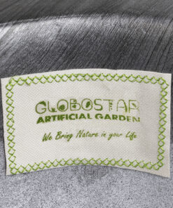 GloboStar® Artificial Garden PISA 20761 Επιδαπέδιο Πολυεστερικό Τσιμεντένιο Κασπώ Γλάστρα – Flower Pot Γκρι Ανθρακί Φ36 x Υ60cm