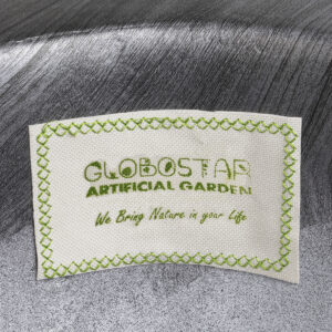 GloboStar® Artificial Garden PISA 20761 Επιδαπέδιο Πολυεστερικό Τσιμεντένιο Κασπώ Γλάστρα – Flower Pot Γκρι Ανθρακί Φ36 x Υ60cm