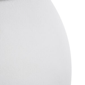 GloboStar® Artificial Garden MURANO 20766 Επιδαπέδιο Πολυεστερικό Τσιμεντένιο Κασπώ Γλάστρα – Flower Pot Λευκό Φ90 x Υ70cm