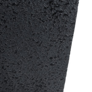 GloboStar® Artificial Garden MAYOR 20771 Επιδαπέδιο Πολυεστερικό Τσιμεντένιο Κασπώ Γλάστρα – Flower Pot Μαύρο Μ30 x Π30 x Υ50cm