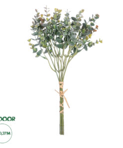 GloboStar® Artificial Garden EUCALYPTYS BRANCH 20776 Τεχνητό Διακοσμητικό Κλαδί Ευκαλύπτου Y37cm