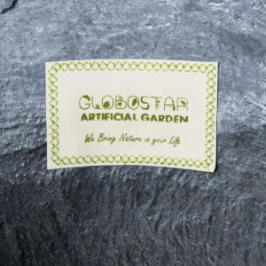 GloboStar® Artificial Garden ALCAZAR 20777 Επιδαπέδιο Πολυεστερικό Τσιμεντένιο Κασπώ Γλάστρα – Flower Pot Γκρι Φ51 x Υ71cm