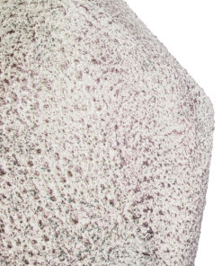 GloboStar® Artificial Garden BOROUGH 20781 Επιδαπέδιο Πολυεστερικό Τσιμεντένιο Κασπώ Γλάστρα – Flower Pot Λευκό με Μπεζ Μ38 x Π38 x Υ38cm