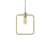 IDEAL LUX Κρεμαστό Φωτιστικό ABC 1xE27 Χρυσού Χρώματος – 207858