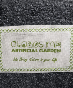 GloboStar® Artificial Garden CAMDEN 20788 Επιδαπέδιο Πολυεστερικό Τσιμεντένιο Κασπώ Γλάστρα – Flower Pot Μαύρο Μ47 x Π43 x Υ66cm