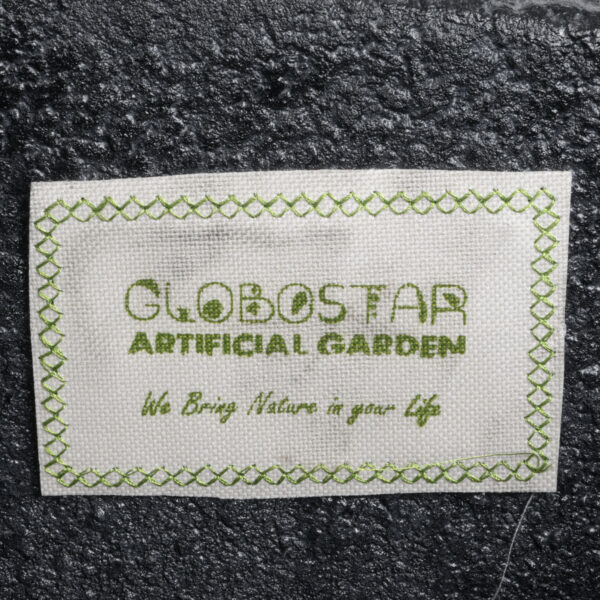 GloboStar® Artificial Garden CAMDEN 20788 Επιδαπέδιο Πολυεστερικό Τσιμεντένιο Κασπώ Γλάστρα – Flower Pot Μαύρο Μ47 x Π43 x Υ66cm