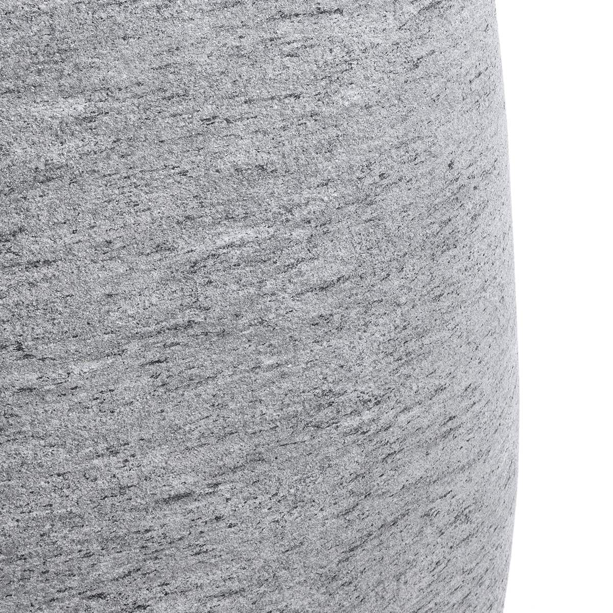 GloboStar® Artificial Garden OXFORD 20794 Επιδαπέδιο Πολυεστερικό Τσιμεντένιο Κασπώ Γλάστρα – Flower Pot Γκρι Μ60 x Π55 x Υ43cm