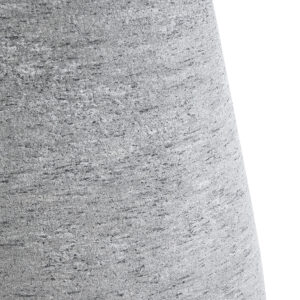 GloboStar® Artificial Garden OXFORD 20795 Επιδαπέδιο Πολυεστερικό Τσιμεντένιο Κασπώ Γλάστρα – Flower Pot Γκρι Μ45 x Π49 x Υ90cm