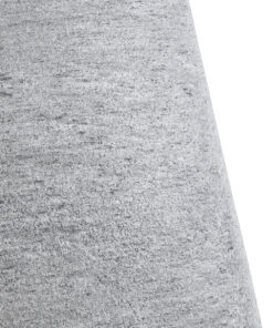 GloboStar® Artificial Garden OXFORD 20796 Επιδαπέδιο Πολυεστερικό Τσιμεντένιο Κασπώ Γλάστρα – Flower Pot Γκρι Μ45 x Π40 x Υ72cm