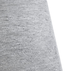 GloboStar® Artificial Garden OXFORD 20796 Επιδαπέδιο Πολυεστερικό Τσιμεντένιο Κασπώ Γλάστρα – Flower Pot Γκρι Μ45 x Π40 x Υ72cm