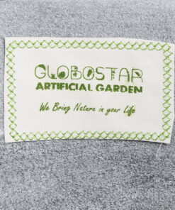 GloboStar® Artificial Garden OXFORD 20796 Επιδαπέδιο Πολυεστερικό Τσιμεντένιο Κασπώ Γλάστρα – Flower Pot Γκρι Μ45 x Π40 x Υ72cm