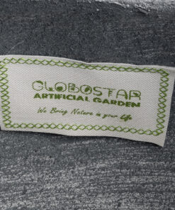 GloboStar® Artificial Garden COLUMBIA 20797 Επιδαπέδιο Πολυεστερικό Τσιμεντένιο Κασπώ Γλάστρα – Flower Pot Γκρι Φ40 x Υ35cm