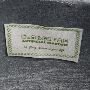 GloboStar® Artificial Garden COLUMBIA 20797 Επιδαπέδιο Πολυεστερικό Τσιμεντένιο Κασπώ Γλάστρα – Flower Pot Γκρι Φ40 x Υ35cm