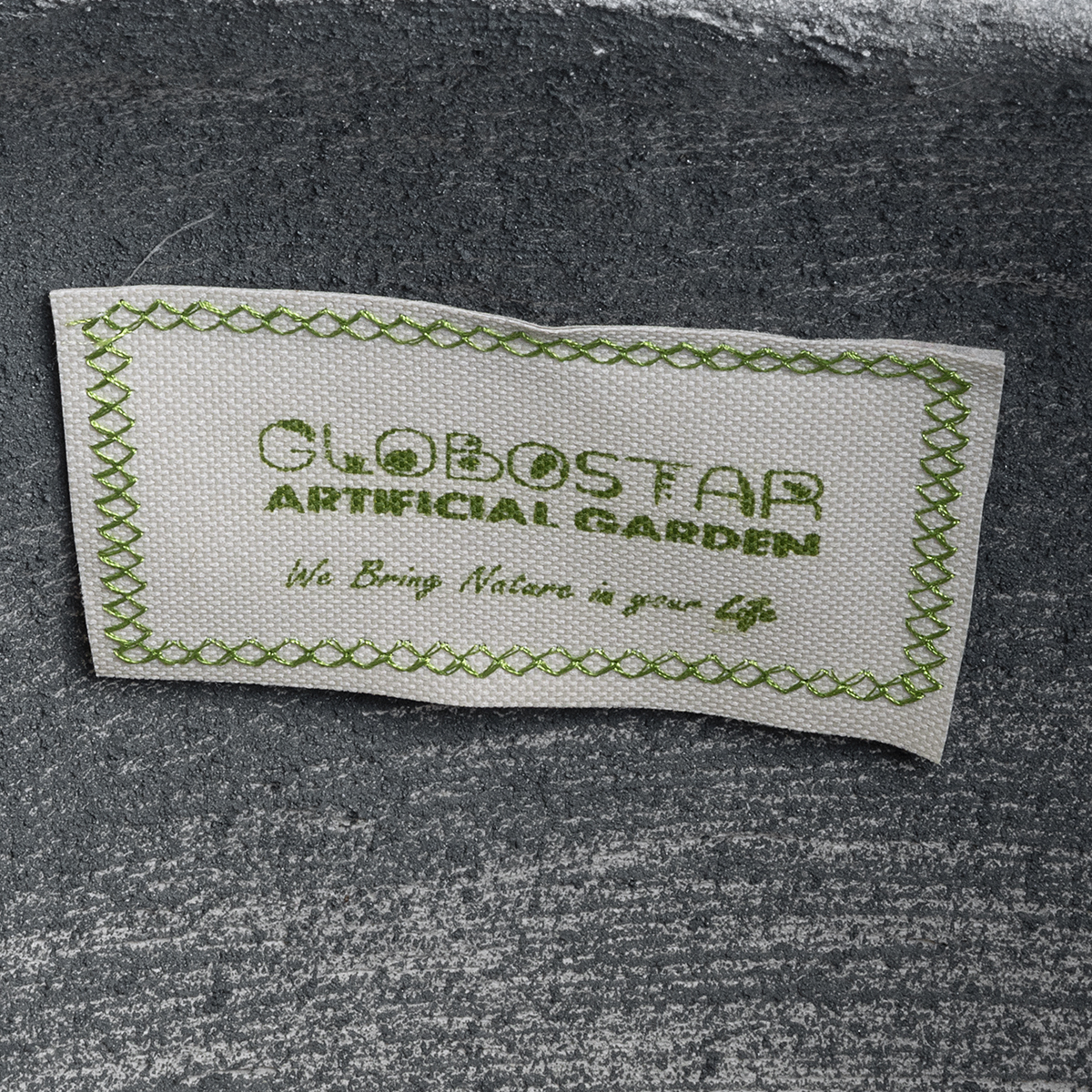 GloboStar® Artificial Garden COLUMBIA 20797 Επιδαπέδιο Πολυεστερικό Τσιμεντένιο Κασπώ Γλάστρα – Flower Pot Γκρι Φ40 x Υ35cm