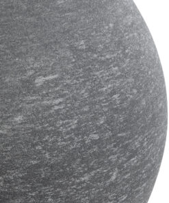 GloboStar® Artificial Garden COLUMBIA 20798 Επιδαπέδιο Πολυεστερικό Τσιμεντένιο Κασπώ Γλάστρα – Flower Pot Γκρι Φ60 x Υ51cm