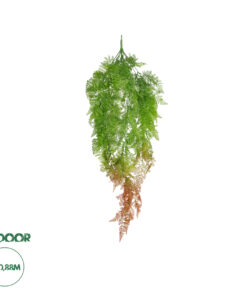 GloboStar® Artificial Garden HANGING FERN 20805 Τεχνητό Διακοσμητικό Κρεμαστό Φυτό Φτέρη Μ40 x Π20 x Υ88cm