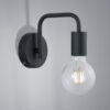 Φωτιστικό Τοίχου Trio Lighting   E27 Μαύρο Ματ Μεταλλικό    208070132