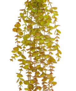 GloboStar® Artificial Garden HANGING EUCALYPTUS 20808 Τεχνητό Διακοσμητικό Κρεμαστό Φυτό Ευκάλυπτος Μ16 x Π9 x Υ105cm