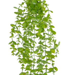GloboStar® Artificial Garden HANGING EUCALYPTUS 20809 Τεχνητό Διακοσμητικό Κρεμαστό Φυτό Ευκάλυπτος Μ16 x Π9 x Υ105cm