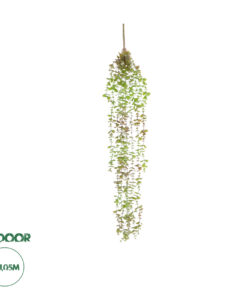 GloboStar® Artificial Garden HANGING EUCALYPTUS 20810 Τεχνητό Διακοσμητικό Κρεμαστό Φυτό Ευκάλυπτος Μ16 x Π9 x Υ105cm