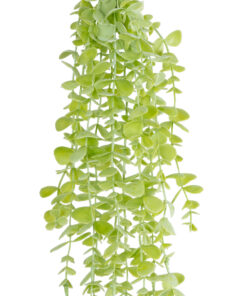 GloboStar® Artificial Garden HANGING EUCALYPTUS 20811 Τεχνητό Διακοσμητικό Κρεμαστό Φυτό Ευκάλυπτος Μ16 x Π9 x Υ105cm