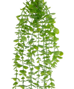 GloboStar® Artificial Garden HANGING EUCALYPTUS 20812 Τεχνητό Διακοσμητικό Κρεμαστό Φυτό Ευκάλυπτος Μ16 x Π9 x Υ105cm