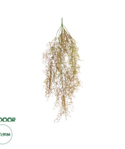 GloboStar® Artificial Garden HANGING AIR GRASS 20816 Τεχνητό Διακοσμητικό Κρεμαστό Φυτό Air Grass Μ22 x Π10 x Υ91cm