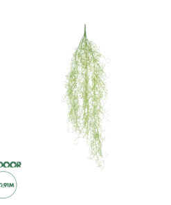 GloboStar® Artificial Garden HANGING AIR GRASS 20819 Τεχνητό Διακοσμητικό Κρεμαστό Φυτό Air Grass Μ22 x Π10 x Υ91cm