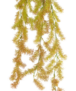 GloboStar® Artificial Garden HANGING CYPRESS 20820 Τεχνητό Διακοσμητικό Κρεμαστό Φυτό Κυπαρίσσι Μ25 x Π15 x Υ80cm