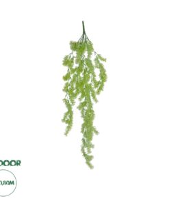 GloboStar® Artificial Garden HANGING CYPRESS 20821 Τεχνητό Διακοσμητικό Κρεμαστό Φυτό Κυπαρίσσι Μ25 x Π15 x Υ80cm