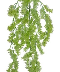 GloboStar® Artificial Garden HANGING CYPRESS 20821 Τεχνητό Διακοσμητικό Κρεμαστό Φυτό Κυπαρίσσι Μ25 x Π15 x Υ80cm