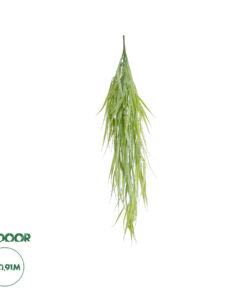 GloboStar® Artificial Garden HANGING CORN GRASS 20827 Τεχνητό Διακοσμητικό Κρεμαστό κλαδί Καλαμπόκι Μ23 x Π10 x Υ91cm