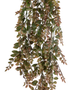 GloboStar® Artificial Garden HANGING FERN BRANCH 20828 Τεχνητό Διακοσμητικό Κρεμαστό κλαδί Φτέρης Μ30 x Π10 x Υ85cm