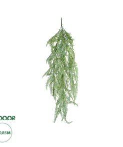 GloboStar® Artificial Garden HANGING FERN BRANCH 20835 Τεχνητό Διακοσμητικό Κρεμαστό κλαδί Φτέρης Μ30 x Π8 x Υ87cm