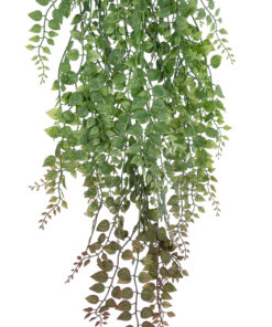 GloboStar® Artificial Garden HANGING ADIANTUM 20838 Τεχνητό Διακοσμητικό Κρεμαστό Κλαδί Αδίαντο Μ20 x Π6 x Υ90cm