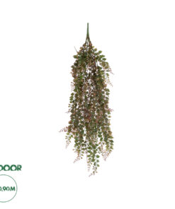 GloboStar® Artificial Garden HANGING ADIANTUM 20839 Τεχνητό Διακοσμητικό Κρεμαστό Κλαδί Αδίαντο Μ20 x Π6 x Υ90cm