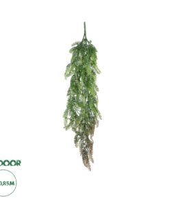 GloboStar® Artificial Garden HANGING FERN 20842 Τεχνητό Διακοσμητικό Κρεμαστό Φυτό Φτέρη Μ25 x Π12 x Υ85cm