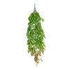 GloboStar® Artificial Garden HANGING LIMA BEAN 20846 Τεχνητό Διακοσμητικό Κρεμαστό Φυτό Φασόλι Λίμα Μ29 x Π10 x Υ86cm