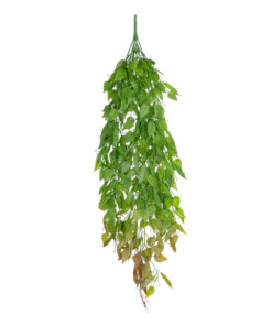 GloboStar® Artificial Garden HANGING LIMA BEAN 20846 Τεχνητό Διακοσμητικό Κρεμαστό Φυτό Φασόλι Λίμα Μ29 x Π10 x Υ86cm