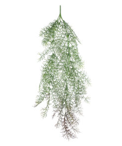 GloboStar® Artificial Garden HANGING FOENICULUM 20850 Τεχνητό Διακοσμητικό Κρεμαστό Φυτό Φοινίκουλο Μ30 x Π12 x Υ88cm