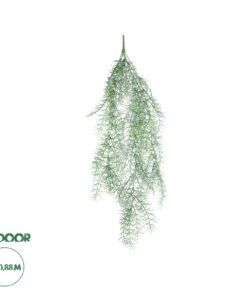 GloboStar® Artificial Garden HANGING FOENICULUM 20851 Τεχνητό Διακοσμητικό Κρεμαστό Φυτό Φοινίκουλο Μ30 x Π12 x Υ88cm