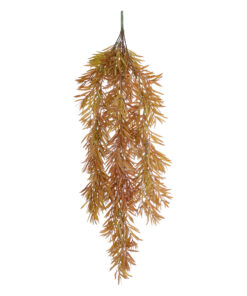 GloboStar® Artificial Garden HANGING BARLEY 20856 Τεχνητό Διακοσμητικό Κρεμαστό Φυτό Κριθάρι Μ26 x Π15 x Υ81cm