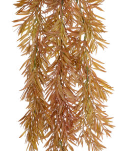 GloboStar® Artificial Garden HANGING BARLEY 20856 Τεχνητό Διακοσμητικό Κρεμαστό Φυτό Κριθάρι Μ26 x Π15 x Υ81cm