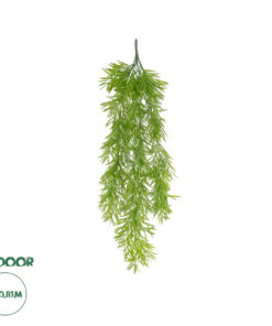 GloboStar® Artificial Garden HANGING BARLEY 20857 Τεχνητό Διακοσμητικό Κρεμαστό Φυτό Κριθάρι Μ26 x Π15 x Υ81cm